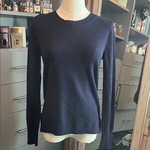 J.Crew Dark Blue Cashmere Knit XS